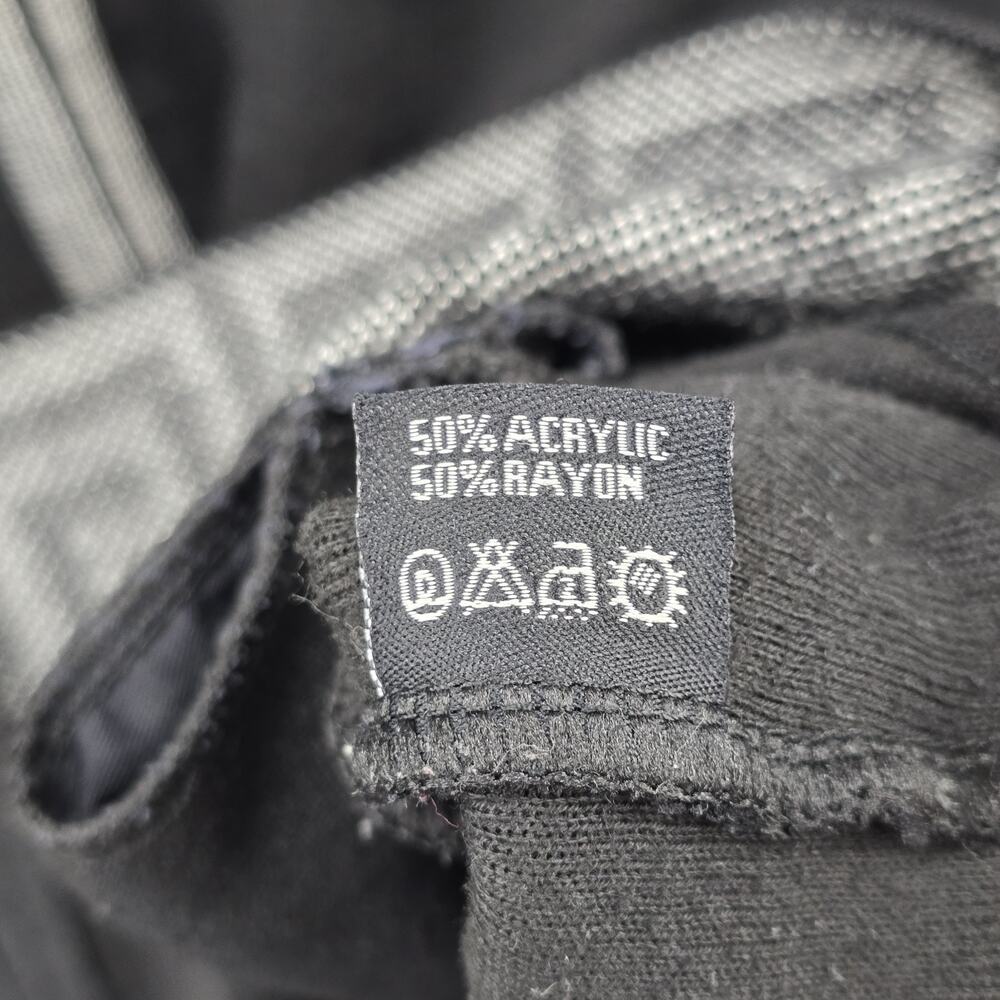 Vintage Royal Prestige Full Zip Jacket Large Black Embroidered Medusa Greek Key - Picture 10 of 16